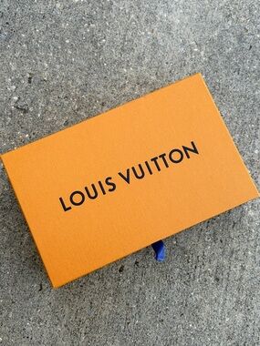 Louis Vuitton Orange and Beige Gift Box Set